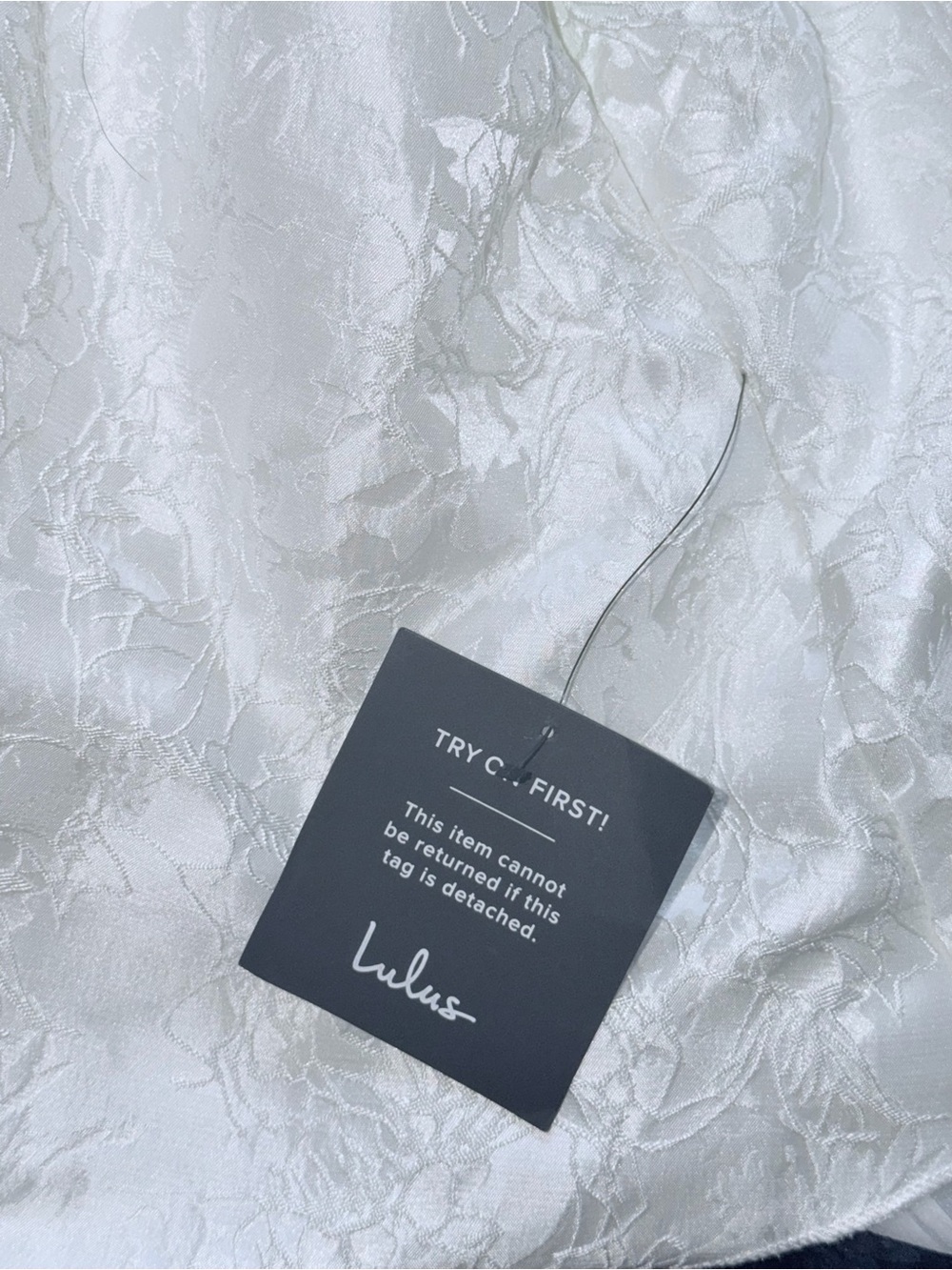 Lulu's White Off-Shoulder Mini Dress - Picture 6 of 6